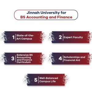 Jinnah University for BS Accounting and Finance 